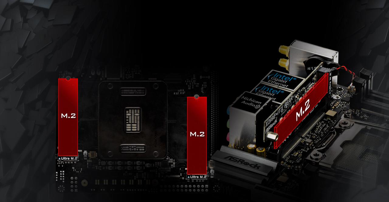 [17/10/2017] X299E-ITX/ac: Asrock quetscht 3 × M.2, 4 × DDR4 und 6 × SATA auf Mini-ITX (4)
