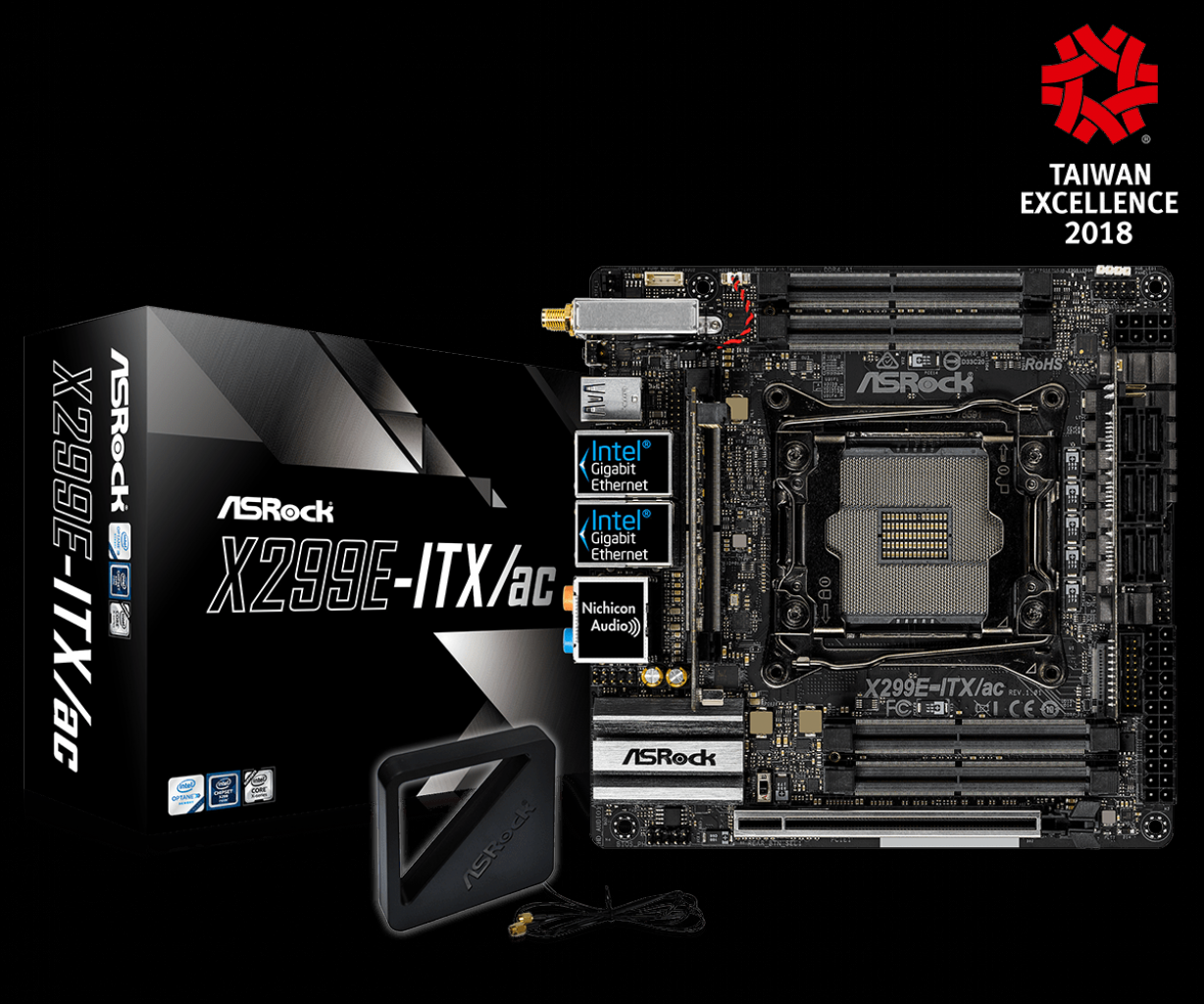 [17/10/2017] X299E-ITX/ac: Asrock quetscht 3 × M.2, 4 × DDR4 und 6 × SATA auf Mini-ITX (6)