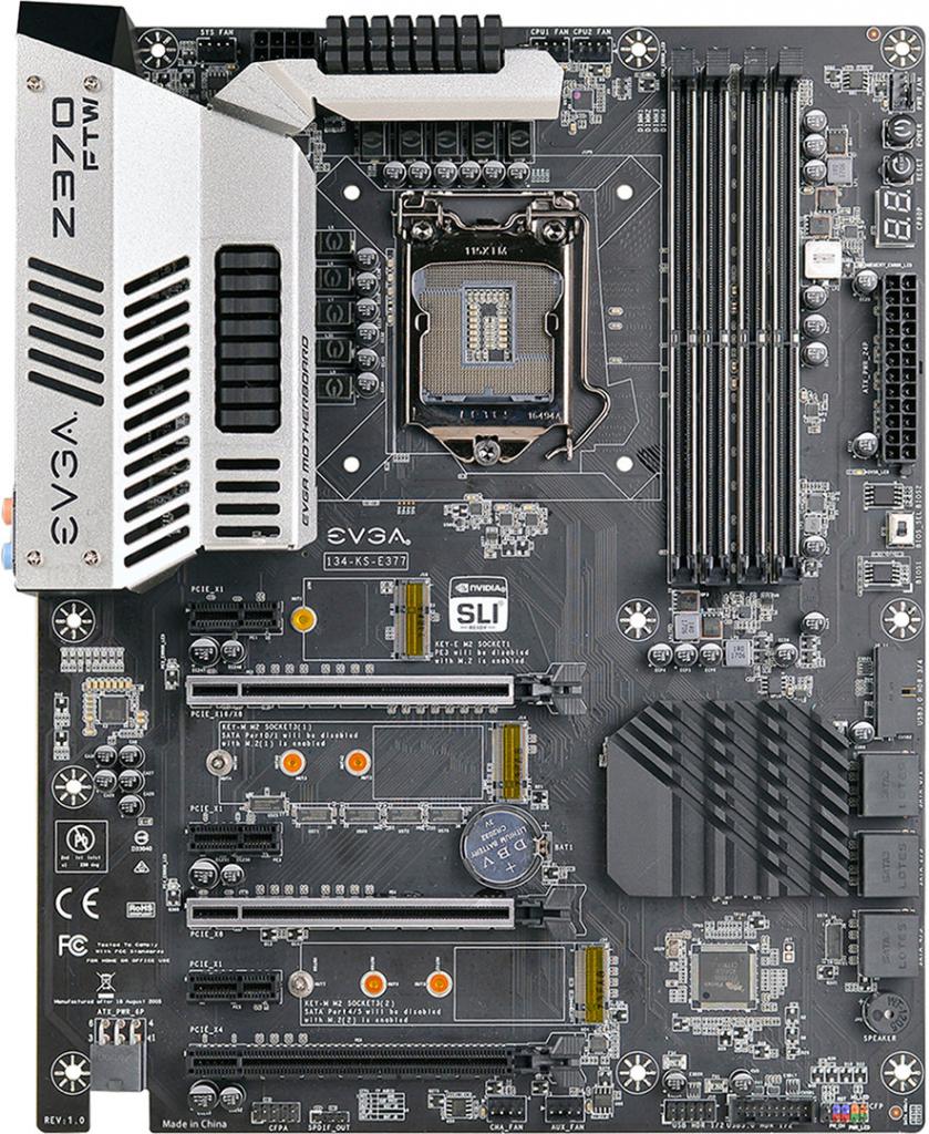 [09/10/2017] Das neue Mainboard EVGA Z370 FTW.