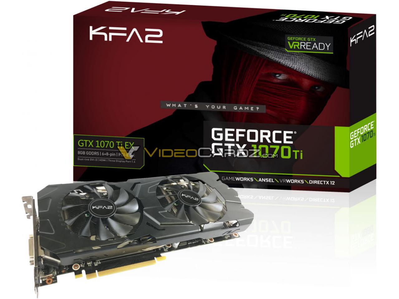 [20/10/2017] KFA2 Geforce GTX 1070 Ti Ex 1