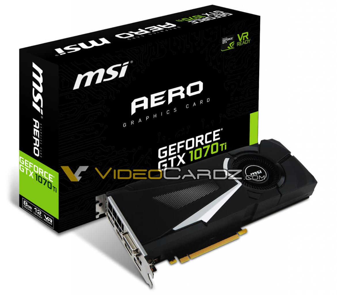 [26/10/2017] Angebliche MSI Geforce GTX 1070 Ti Aero 8G