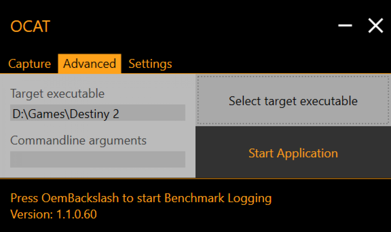 [25/10/2017] OCAT erlaubt das Benchmarken von OSD-Blockern wie Destiny 2 – ohne OSD, versteht sich.