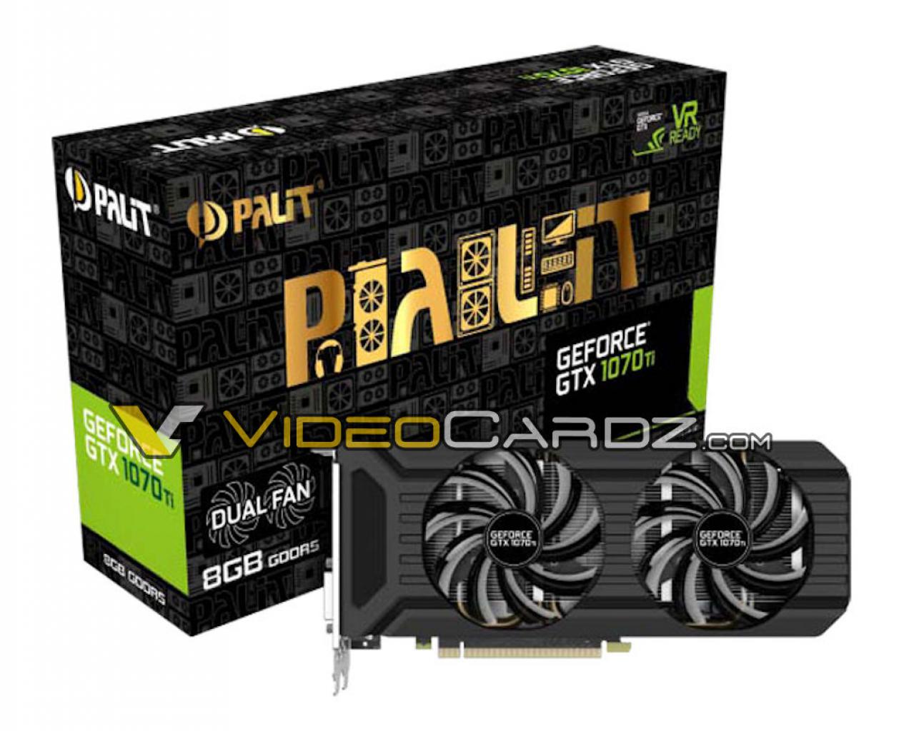 [26/10/2017] Angebliche Palit Geforce GTX 1070 Ti Dual