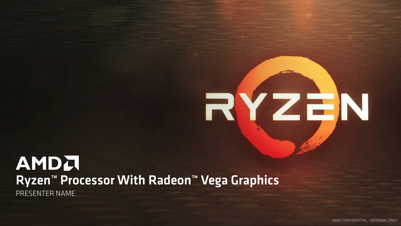 [26/10/2017] AMD-Präsentation zu Raven Ridge alias Ryzen-Mobile (1)