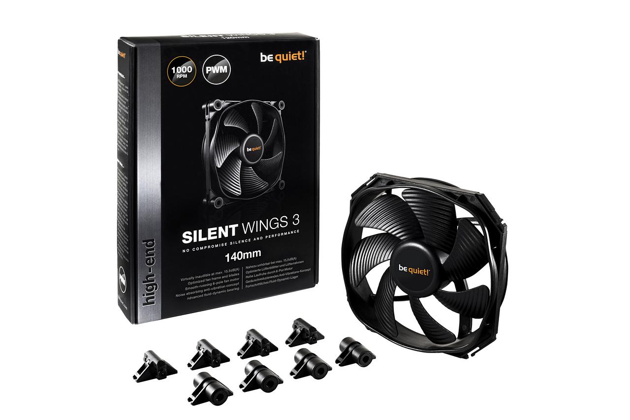 [04/10/2017] be quiet! Silent Wings 3 PWM (3 × 120 oder 140 mm): 3 Punkte