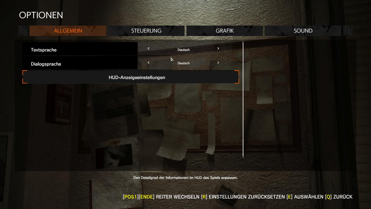[13/10/2017] The Evil Within 2 - Menü - Allgemein