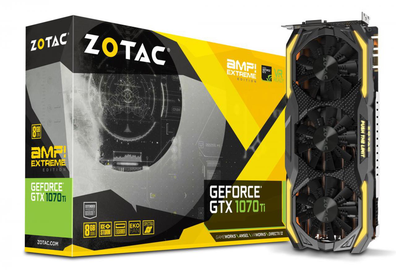 [27/10/2017] Zotac Geforce GTX 1070 Ti Amp Extreme