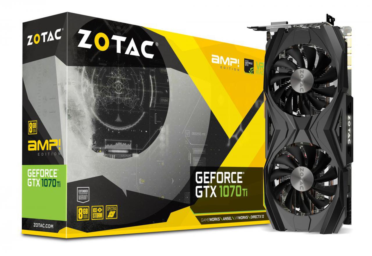 [27/10/2017] Zotac Geforce GTX 1070 Ti Amp