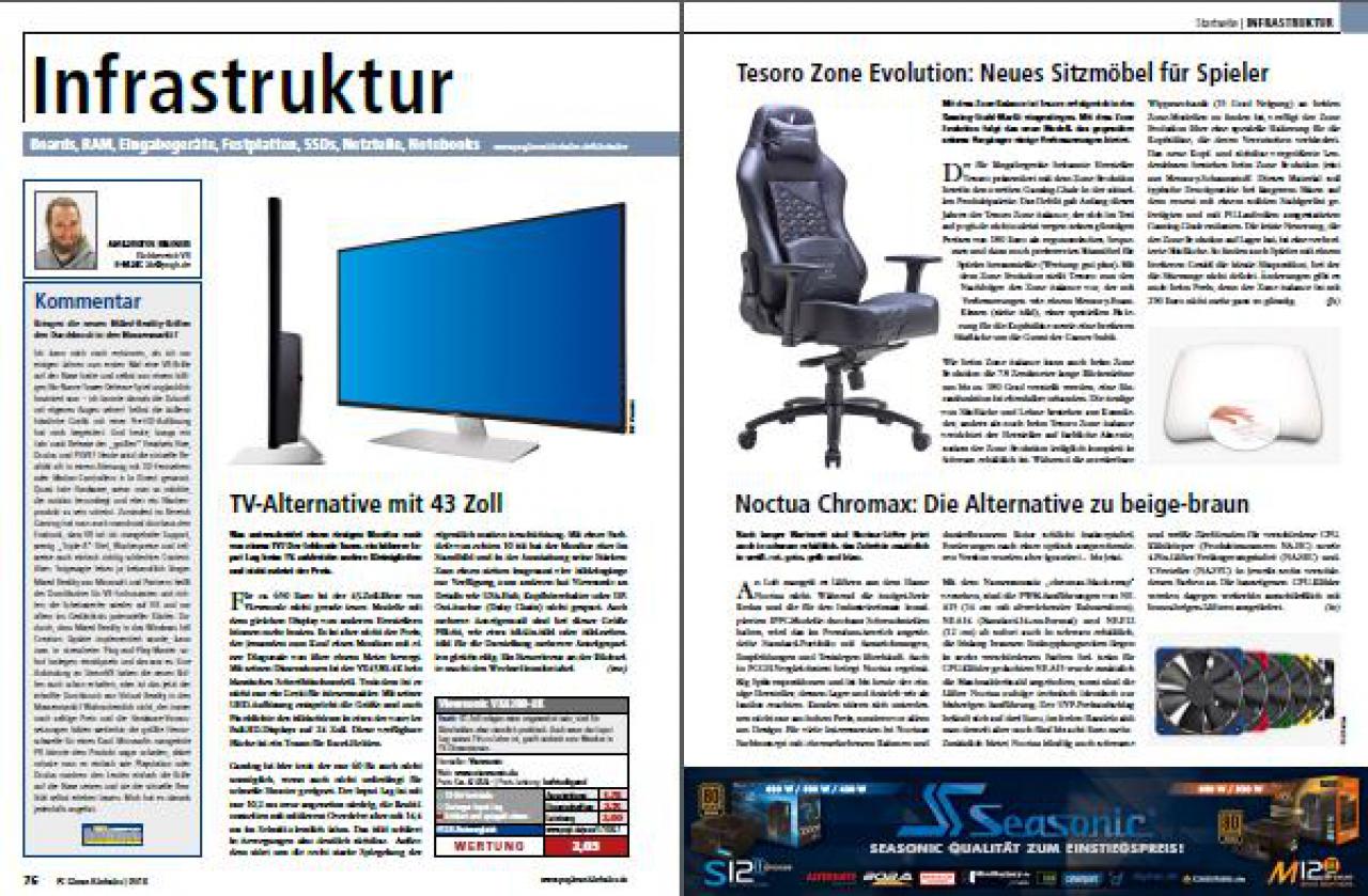 [29/11/2017] Infrastruktur 01 PC Games Hardware #207 Ausgabe 01-2018