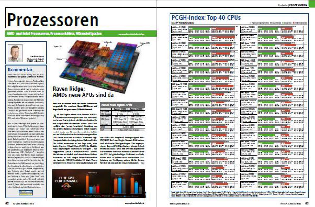 [29/11/2017] Prozessoren 01 PC Games Hardware #207 Ausgabe 01-2018