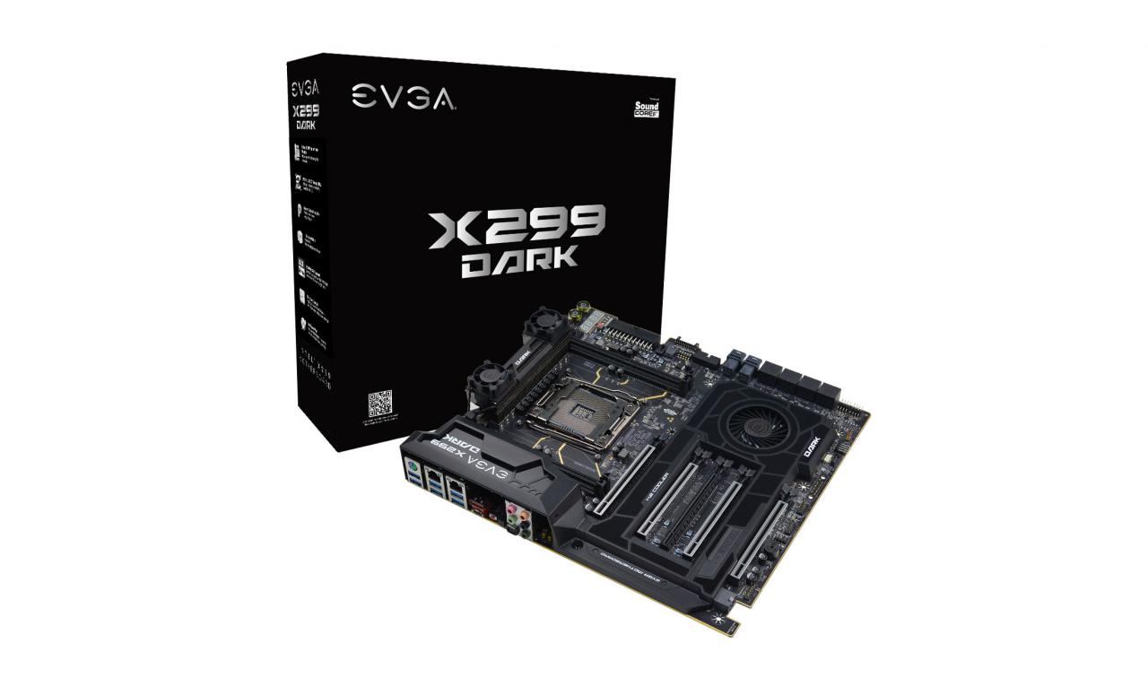 [19/12/2017] EVGA X299 Dark: Flaggschiff-Mainboard ohne RGB-Beleuchtung (1)
