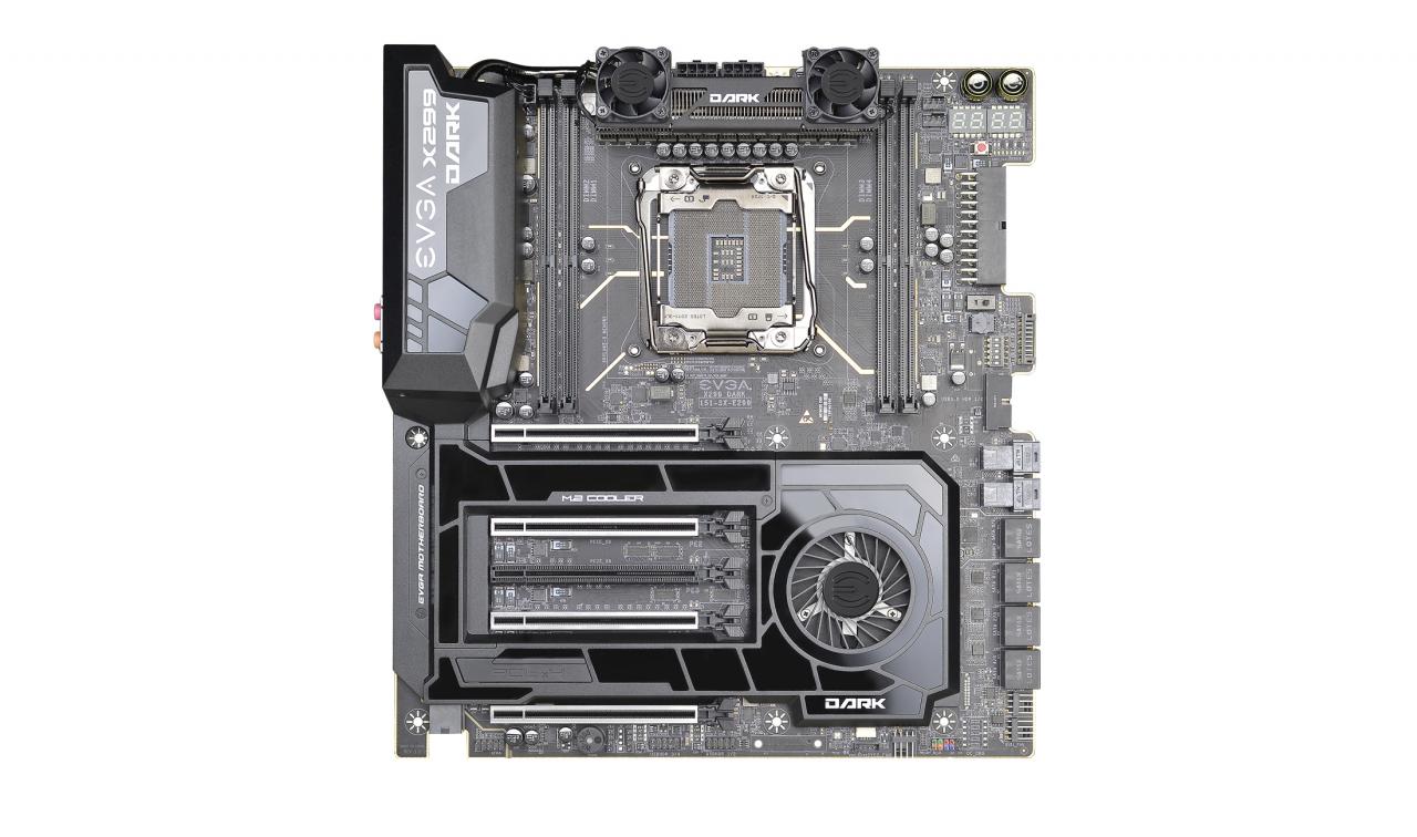 [19/12/2017] EVGA X299 Dark: Flaggschiff-Mainboard ohne RGB-Beleuchtung (5)