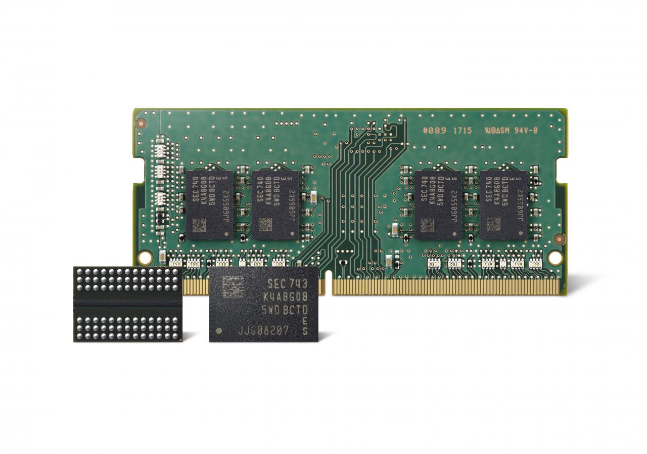 [20/12/2017] Samsung beginnt Massenfertigung von zweiter Generation 10-nm-DRAM-Chips (1)