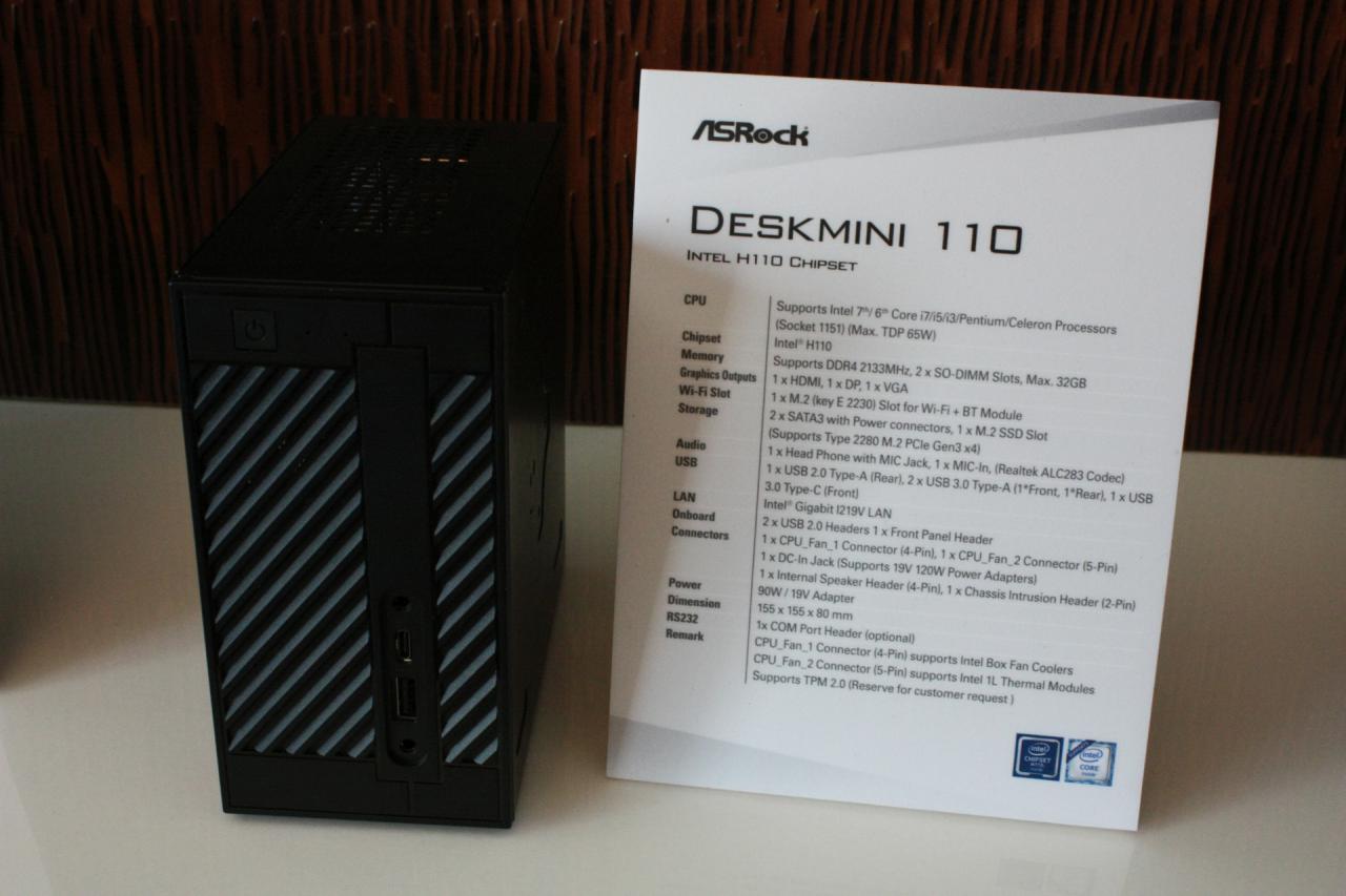 [12/01/2018] Asrock Deskmini 110