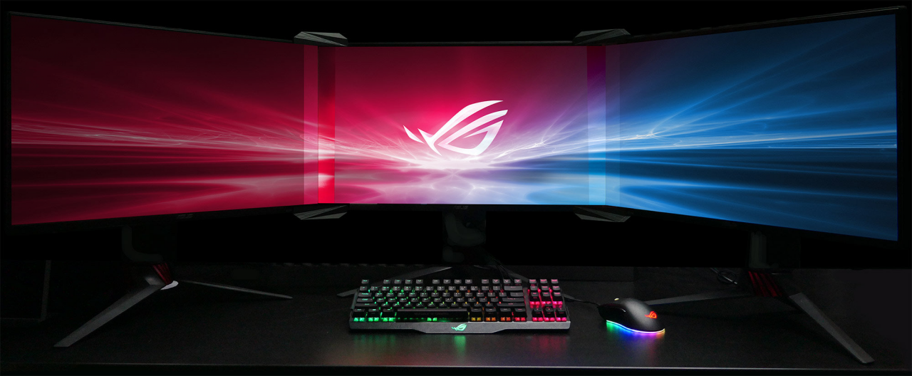 Asus Bezel-Free-Kit: Acryllinsen lassen Monitorränder verschwinden (1)
