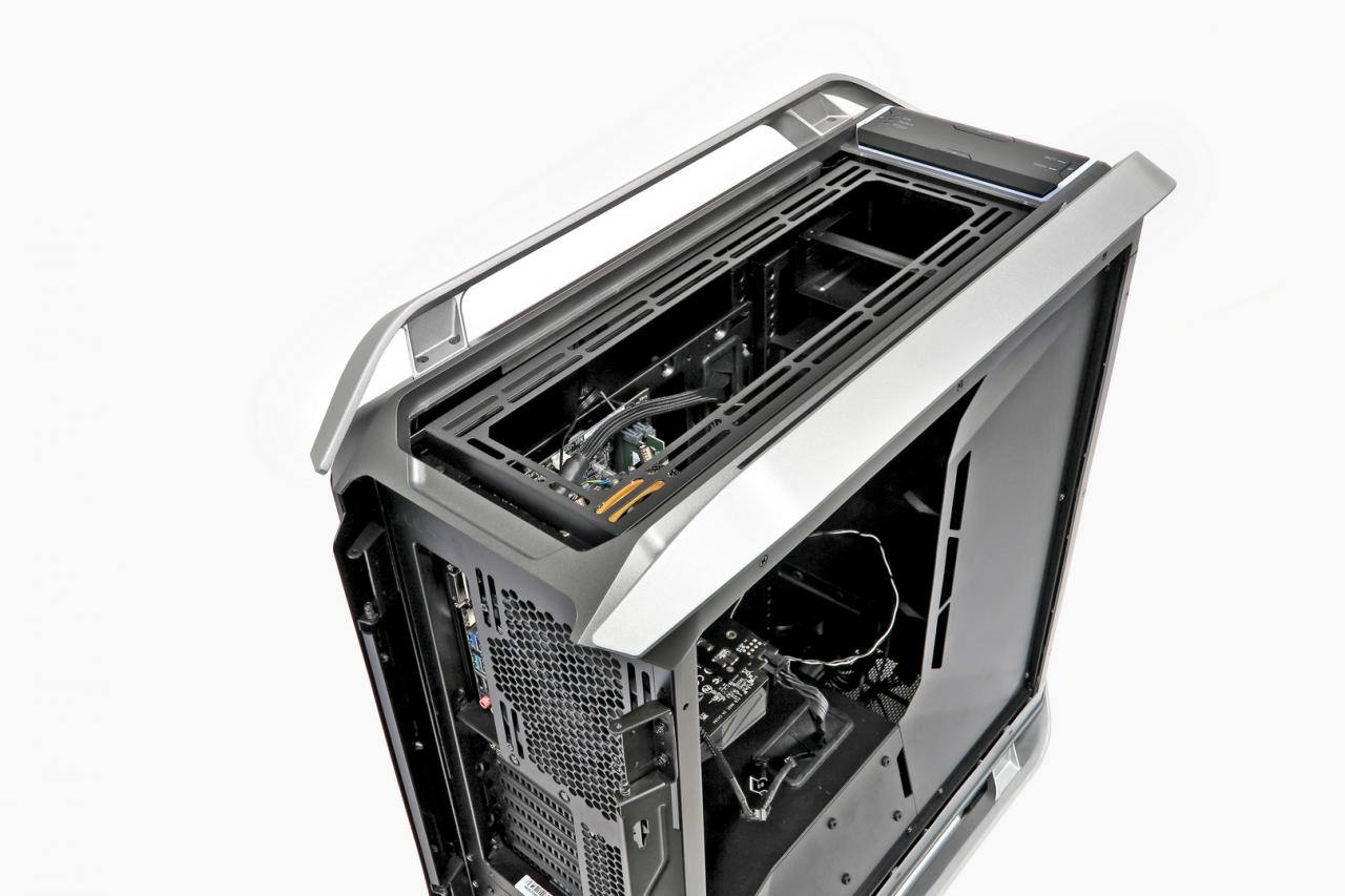 Cooler Master&nbsp;Cosmos C700P - Platinenrotation, Kühlung bei verschiedenen Platinenpositionen (10)
