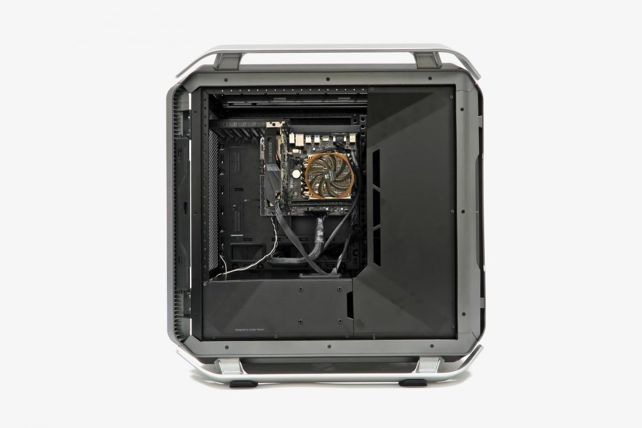 Cooler Master&nbsp;Cosmos C700P - Platinenrotation, Kühlung bei verschiedenen Platinenpositionen (11)