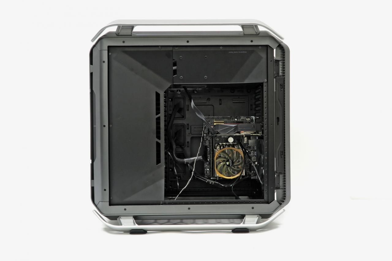 Cooler Master&nbsp;Cosmos C700P - Platinenrotation, Kühlung bei verschiedenen Platinenpositionen (13)&nbsp;