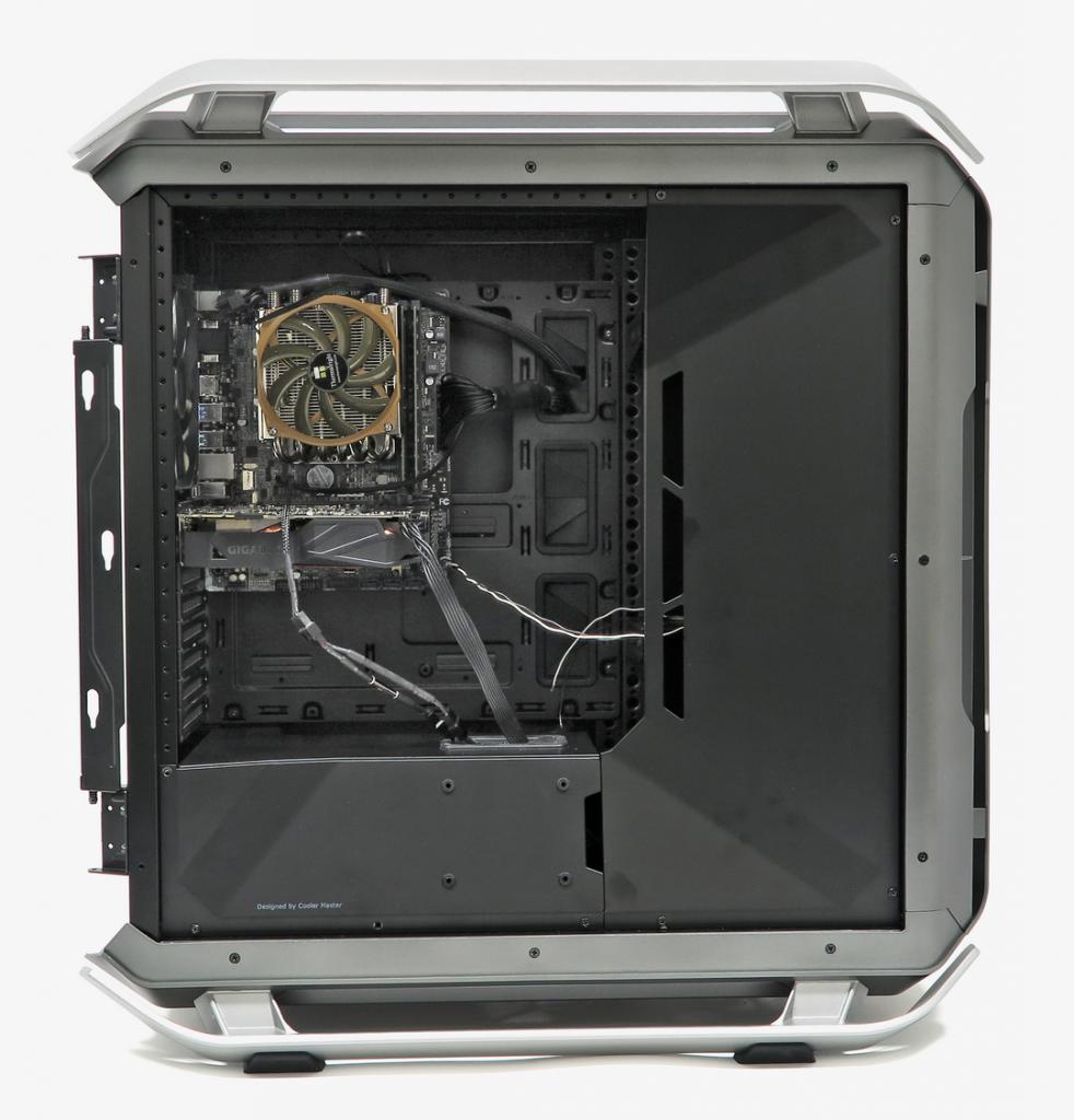 Cooler Master&nbsp;Cosmos C700P - Platinenrotation, Kühlung bei verschiedenen Platinenpositionen (9)