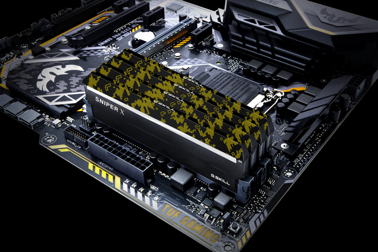 [05/01/2018] G.Skill Sniper X: DDR4-RAM mit getarnten Kühlkörpern und bis zu 128 GiByte (3)