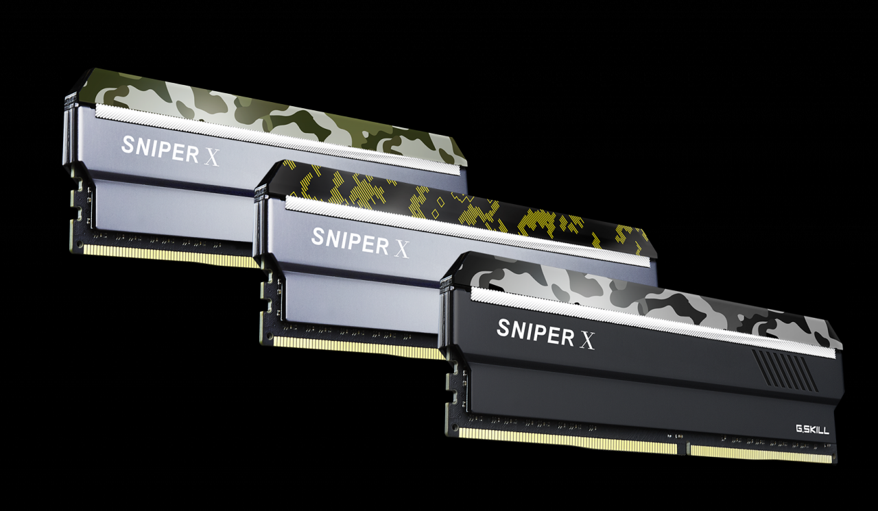 [05/01/2018] G.Skill Sniper X: DDR4-RAM mit getarnten Kühlkörpern und bis zu 128 GiByte (5)