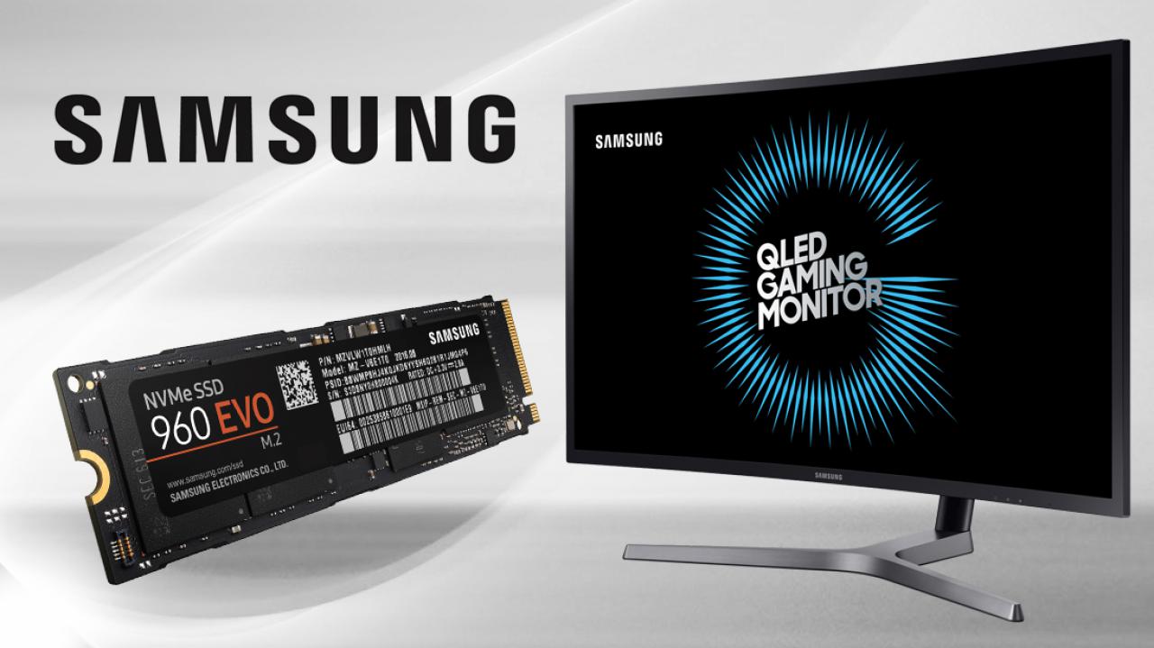 [23/01/2018] Samsung: Gewinnspiel mit Curved-Monitor C27HG70 und SSD 960 EVO mit 500 GB zur Dreamhack