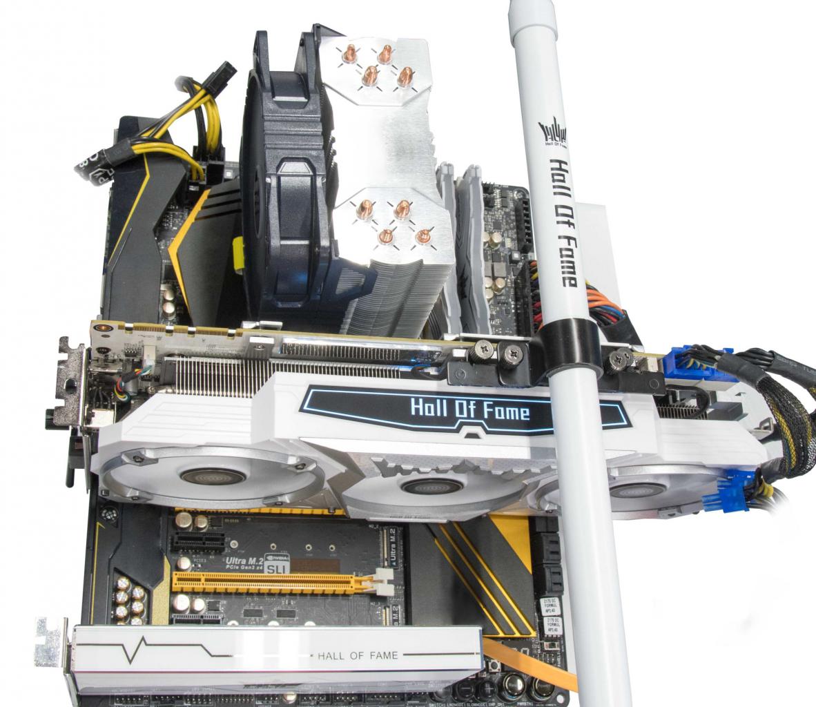 [10/01/2018] KFA2 Geforce GTX 1070 Ti HOF: Weißes Custom-Design mit zwei 8-Pin-Stromsteckern (13)