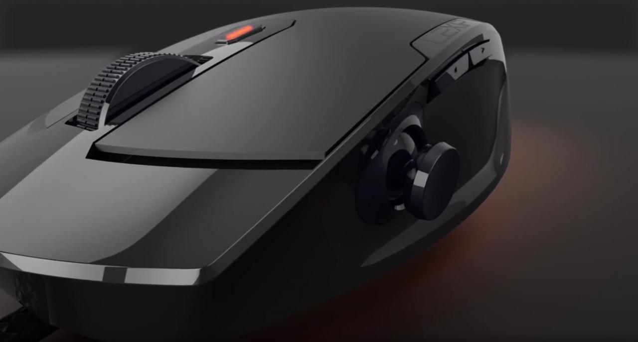 [30/01/2018] Lexip: Spielermaus mit zwei integrierten Joysticks auf Kickstarter