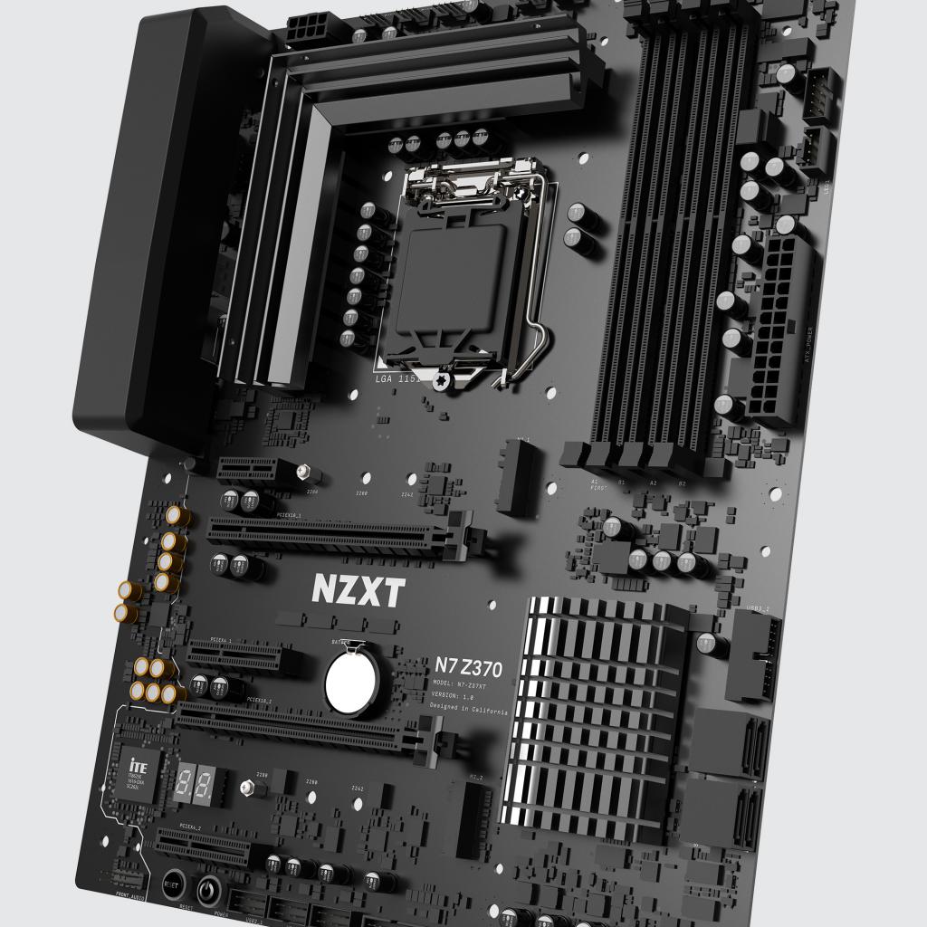 [09/01/2018] NZXT N7 Z370: Gehäusehersteller steigt bei Mainboards ein (1)