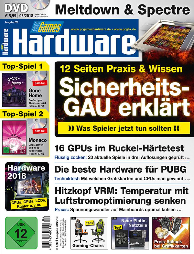 [29/01/2018] Cover DVD (PC Games Hardware #209 03/2018)