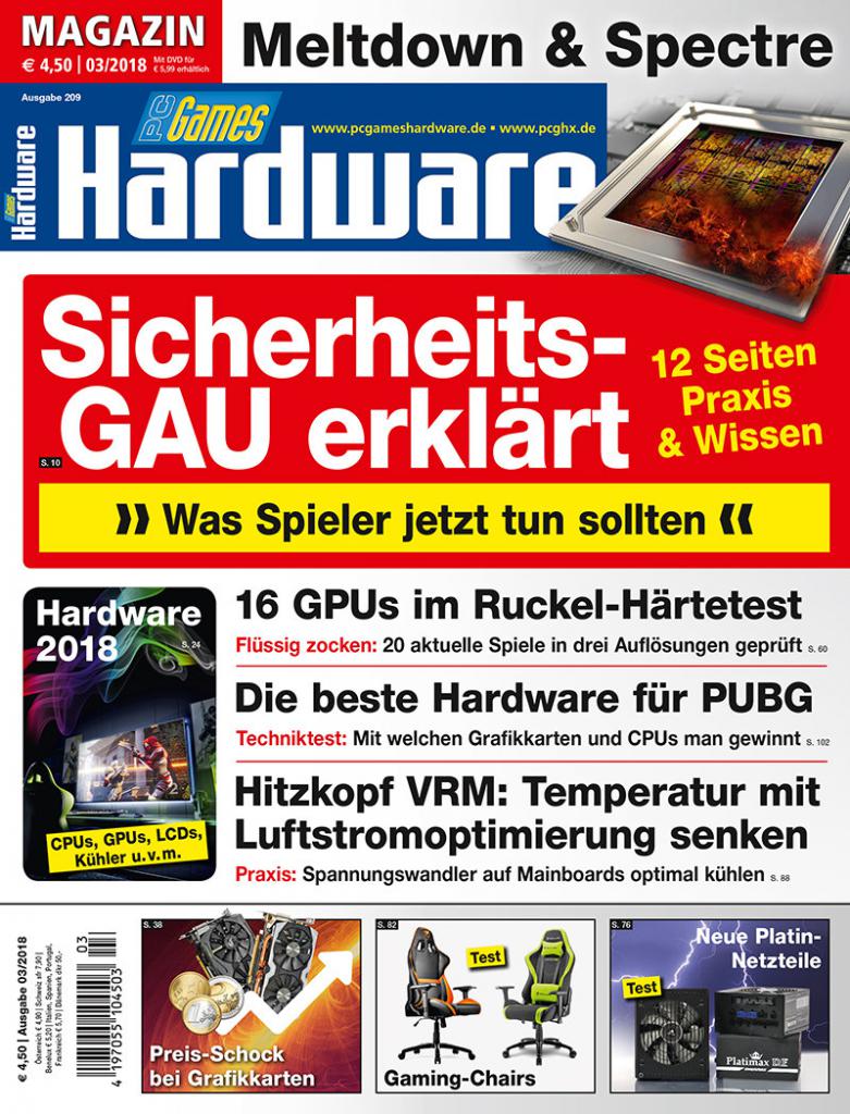 [29/01/2018] Cover Magazin (PC Games Hardware #209 03/2018)