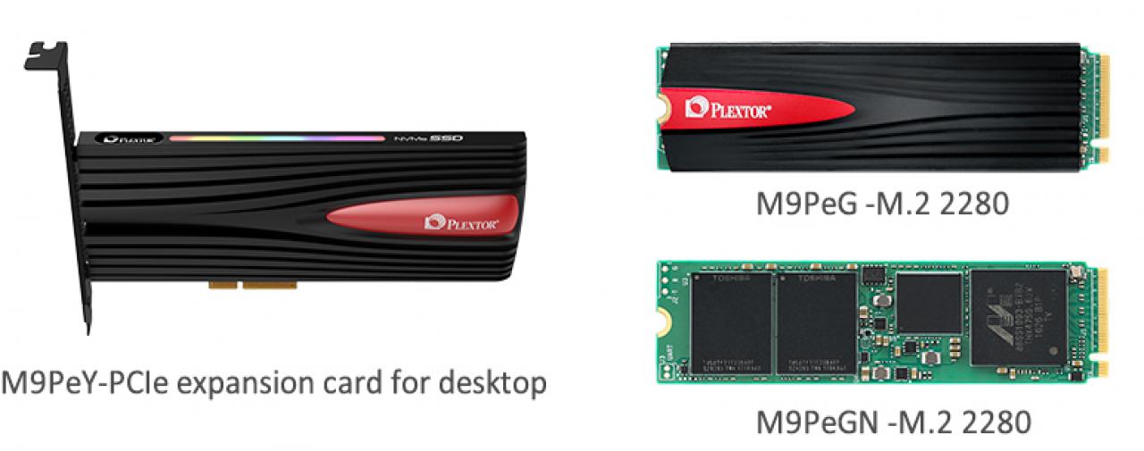[02/01/2018] Plextor MP9e-Serie: M9PeY, M9PeG und M9PeGN veröffentlicht (1)