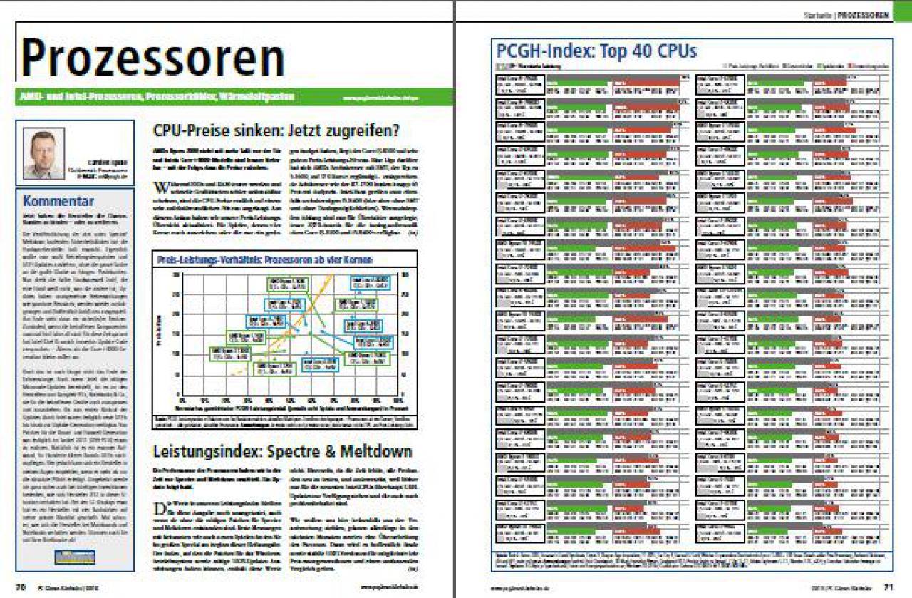 [29/01/2018] Prozessoren 01 (PC Games Hardware #209 03/2018)
