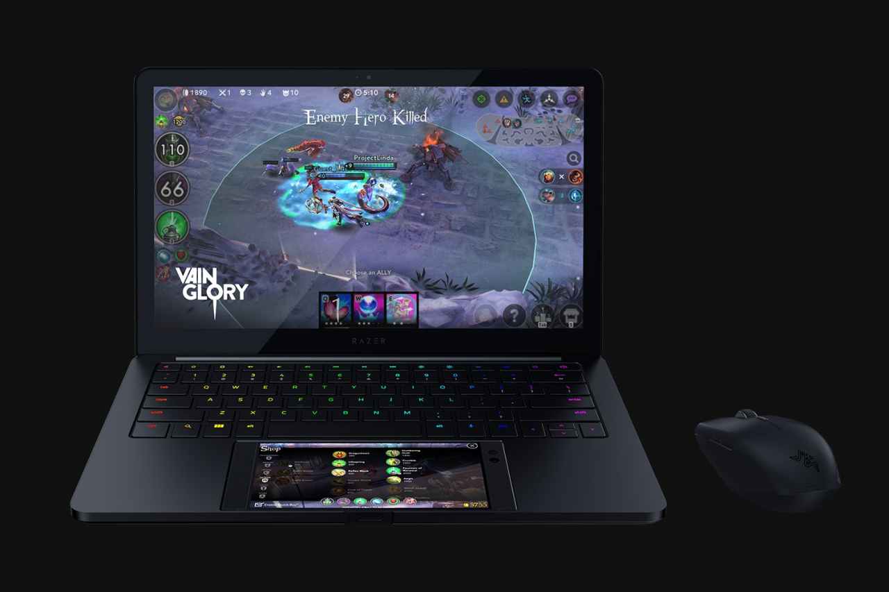 [15/01/2018] Razer Project Linda: In einer kommenden Version soll das Razer Phone als zweites Displays dienen, wenn eine externe Maus angeschlossen wird. In Arena of Valor könnte man sich dann zum Beispiel den Shop anzeigen lassen.