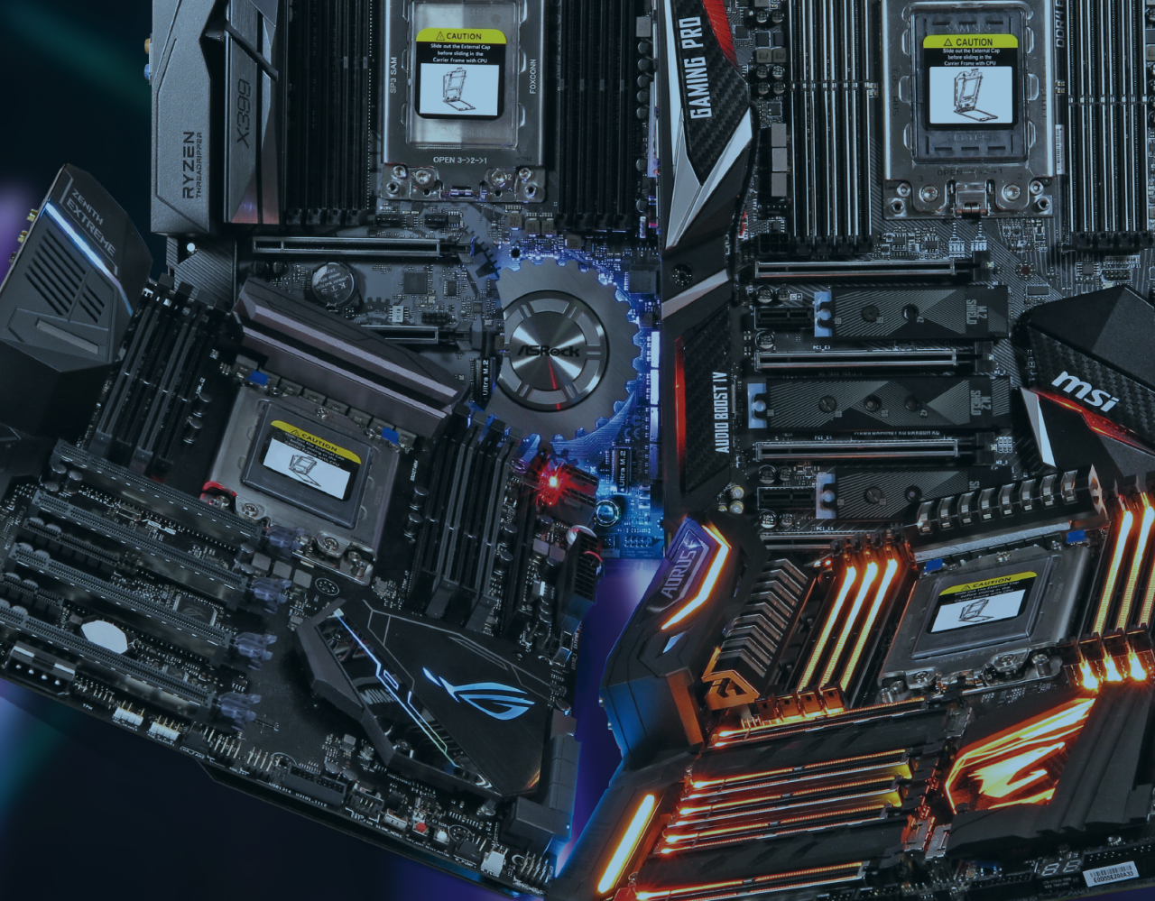 [22/01/2018] Alle bisherigen X399-Mainboards sind über ein BIOS-Update kompatibel.
