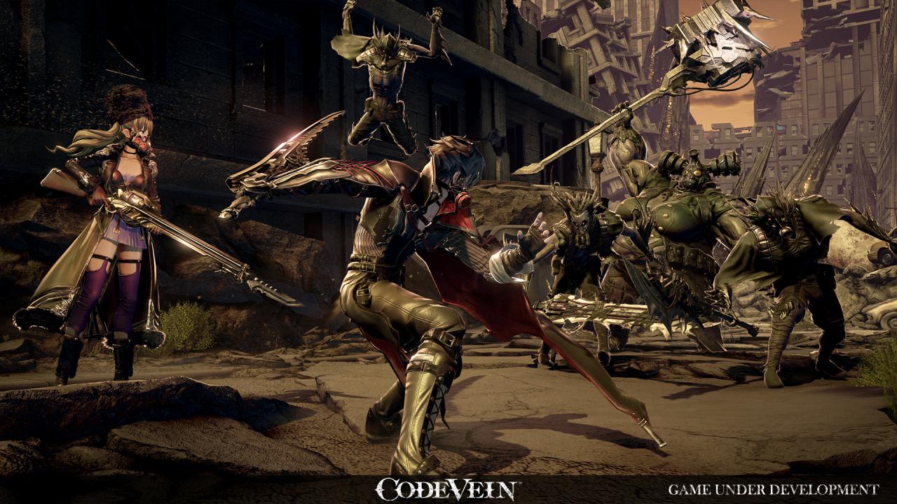 [19/01/2018] Code Vein: In einer Dystopie, in der Vampire und anderes supranaturales Viehzeug verkehrt, wird man in eine Open-World geworfen, in der es gilt sich gegen knüppelharte Gegner durchzusetzen. Dabei ist das Gameplay bewusst an Dark Souls gehalten, hat aber ein besseres Pacing, wie etwa in Bloodbourne, bekommen und einen anderen Art-Style. Für Fans der beliebten Soul-Reihe ist Code Vein sicherlich mehrere Blicke wert. Release ist irgendwann 2018 für PC, PS4 und Xbox One. Trailer