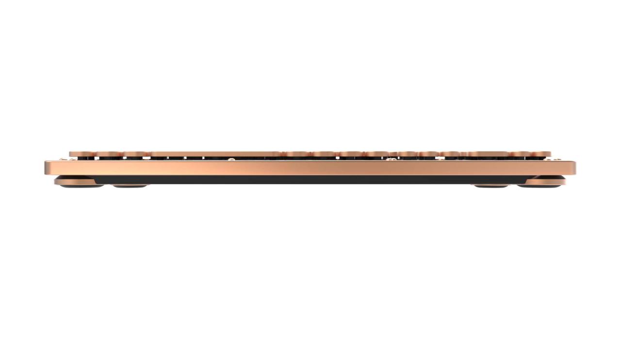 [02/02/2018] Azio Retro Classic: Mechanische Tastatur im Schreibmaschinenstil mit Leder oder Holz (7)