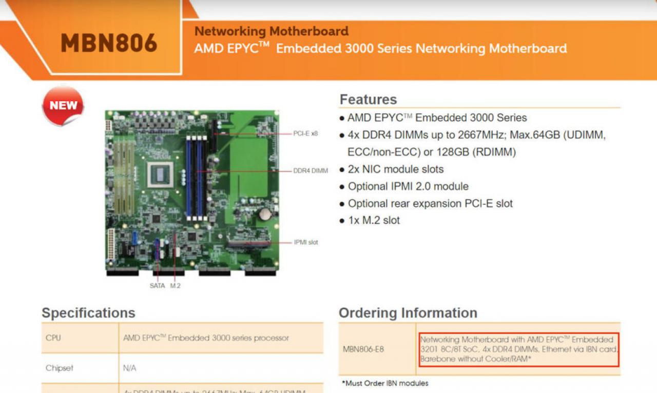 [07/02/2018] AMD Epyc Embedded: Erstes Mainboard gesichtet (5)