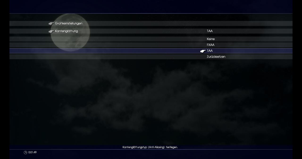 [27/02/2018] Final Fantasy 15 Windows Edition: Shots aus dem PC-Grafikmenü #3