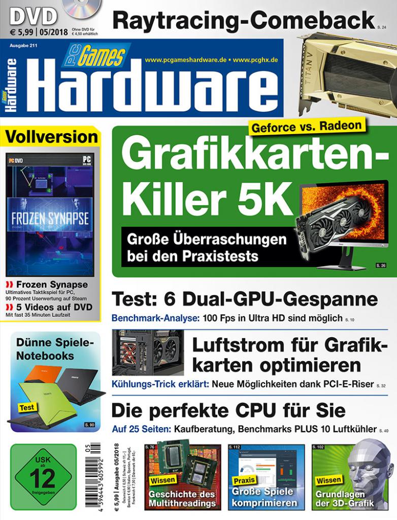 [27/03/2018] DVD-Titel PC Games Hardware #211 05/2018