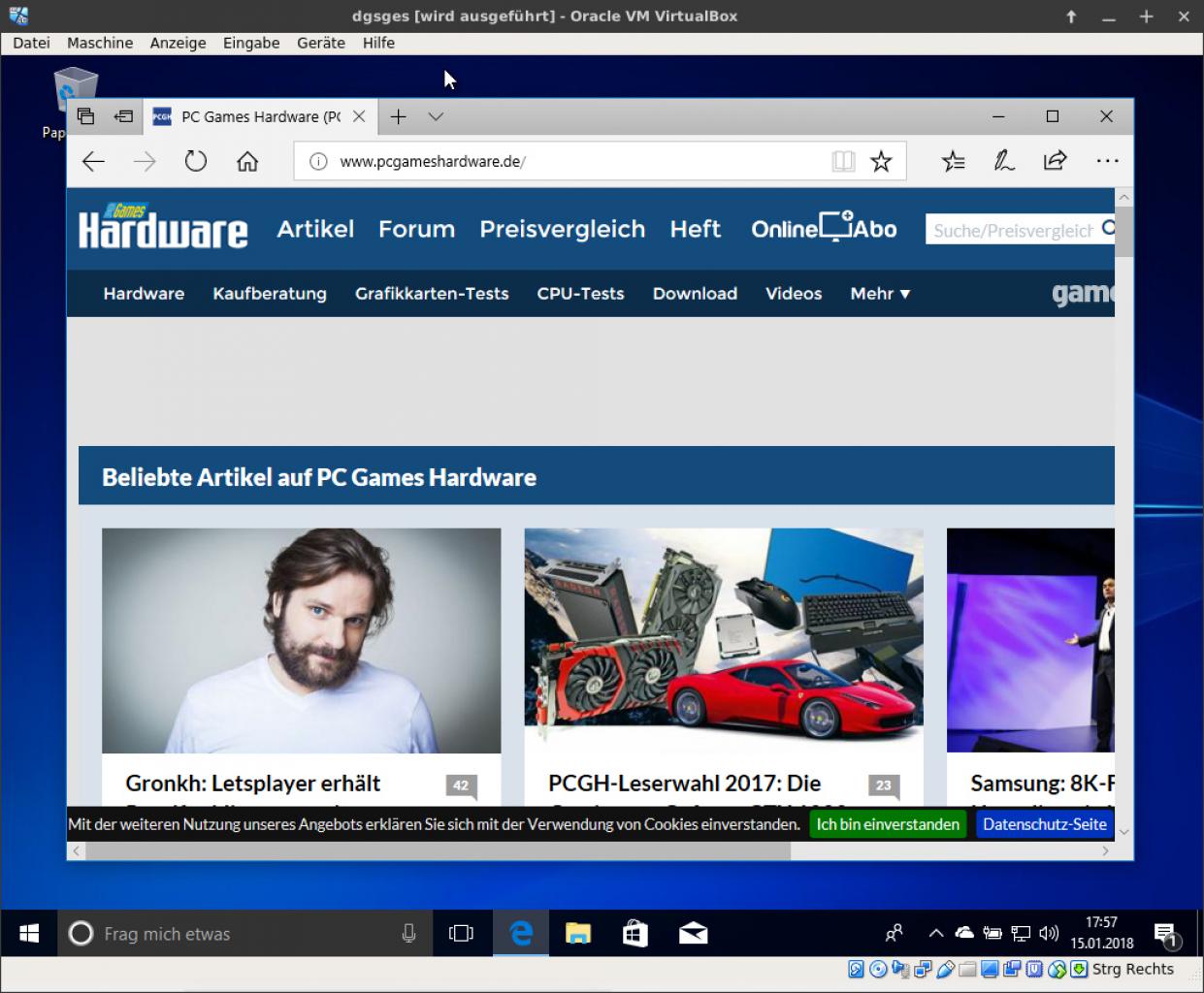 [02/03/2018] Virtualisierte Hardware: Windows 10 unter Linux (Schritt 5)