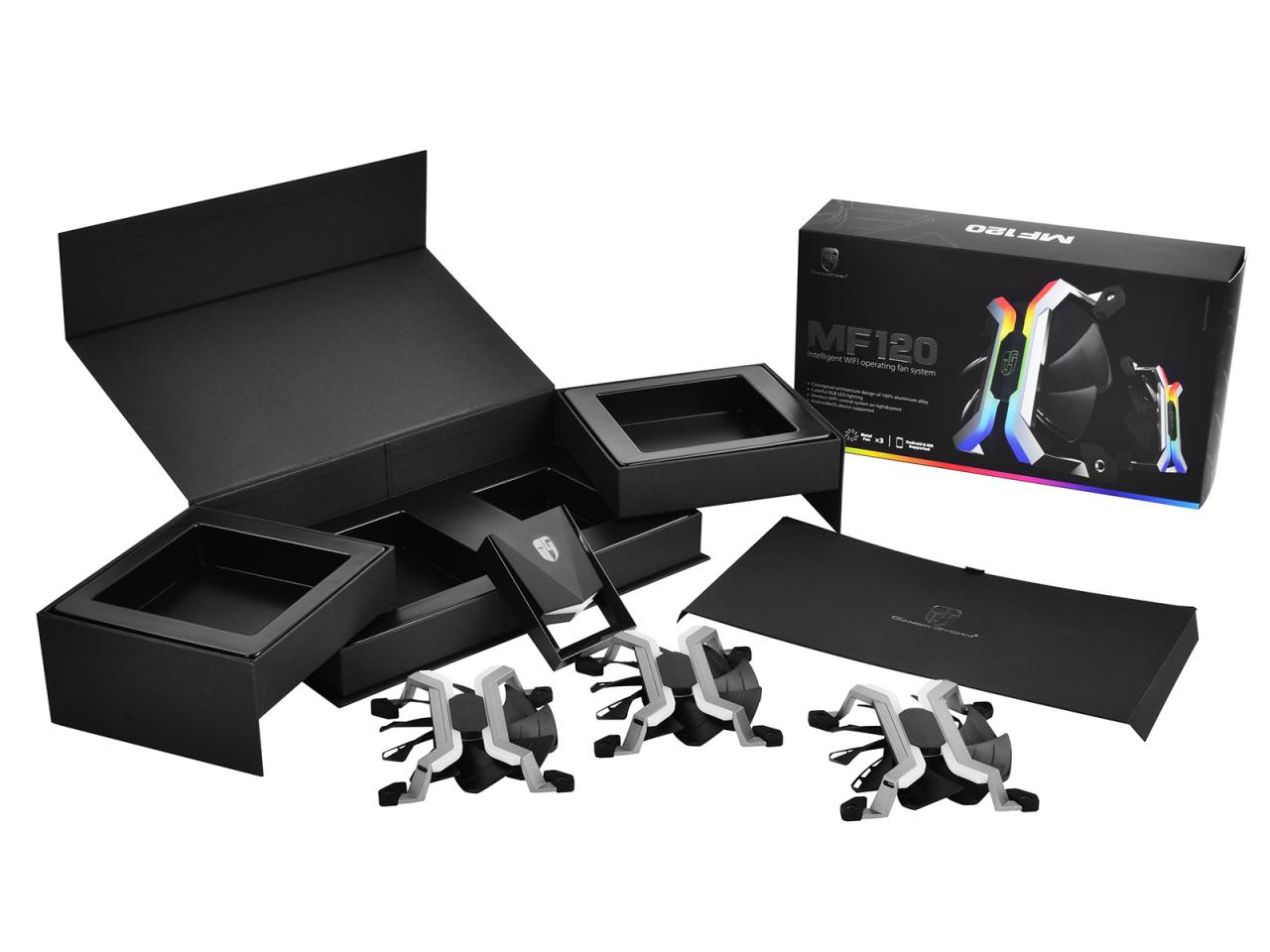 [01/03/2018] Deepcool MF120: Rahmenloser Lüfter mit WLAN-RGB-Controller (10)