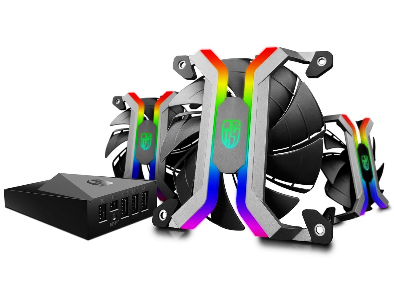 [01/03/2018] Deepcool MF120: Rahmenloser Lüfter mit WLAN-RGB-Controller (12)