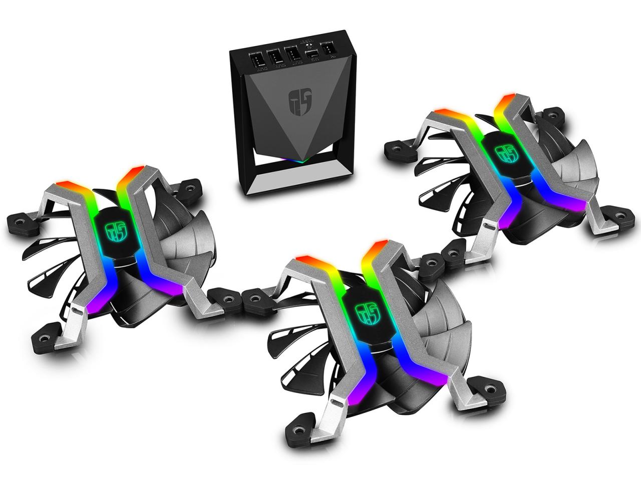 [01/03/2018] Deepcool MF120: Rahmenloser Lüfter mit WLAN-RGB-Controller (6)
