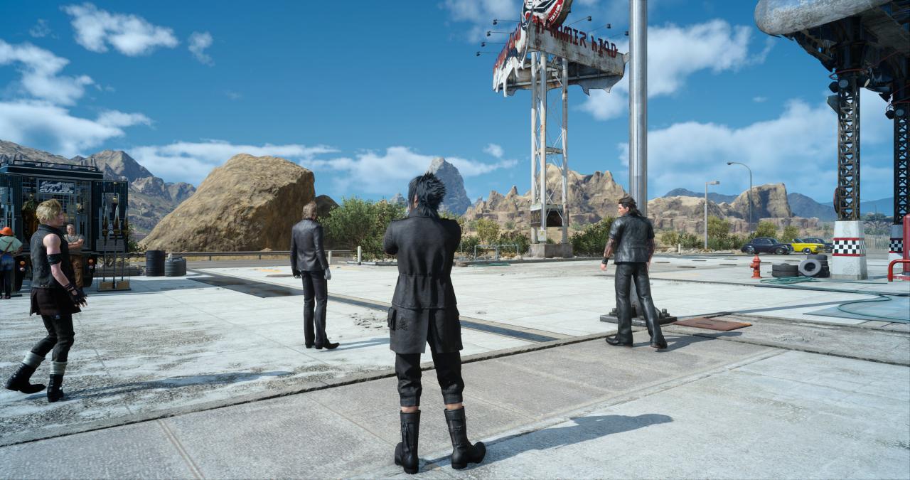 [07/03/2018] Final Fantasy XV (FF15) maxed & downsampled (4K, Turf, VXAO, Hairworks, Shadows) (13)