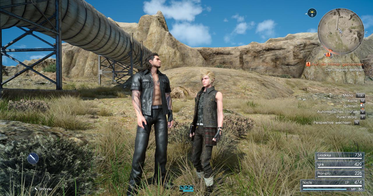[07/03/2018] Final Fantasy XV (FF15) maxed & downsampled (4K, Turf, VXAO, Hairworks, Shadows) (27)