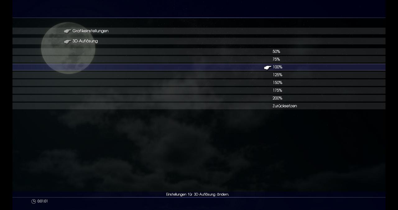 [07/03/2018] Final Fantasy XV (FF15): Grafikmenü #2