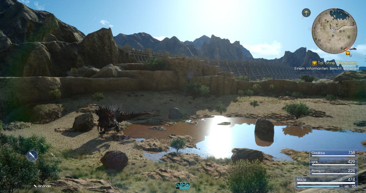 [07/03/2018] Final Fantasy XV (FF15) maxed & downsampled (4K, Turf, VXAO, Hairworks, Shadows) (34)