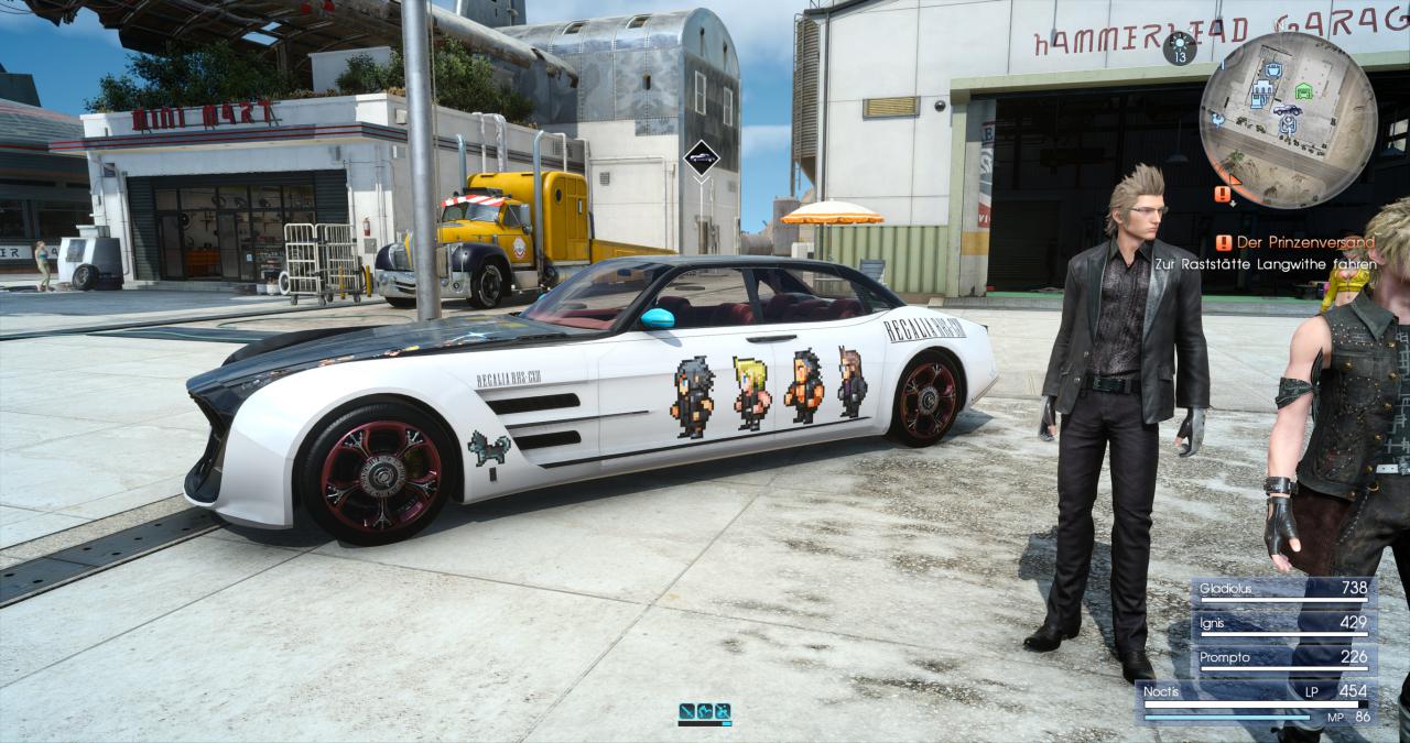 [07/03/2018] Final Fantasy XV (FF15) maxed & downsampled (4K, Turf, VXAO, Hairworks, Shadows) (45)