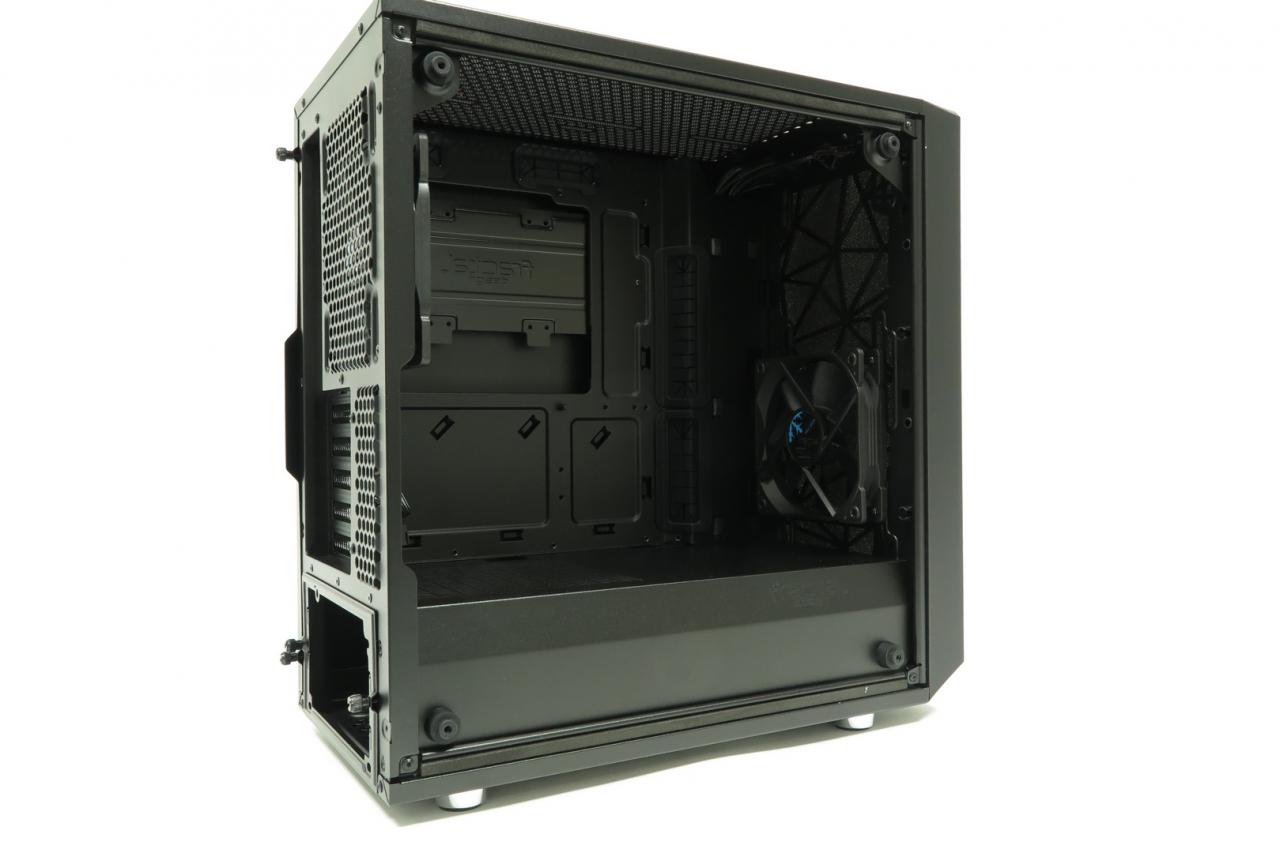 [29/03/2018] Fractal Design Meshify C Mini: Das neue Meshify-C-Modell für kleine Platinen im Test (10)